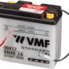 Een motorfiets accu vanVMF Powersport die ook gebruikt kan worden voor tuinbouwmachines