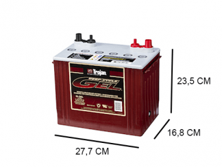 24 GEL trojan industrial dc gel 12v 77ah