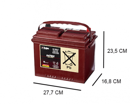 24TMX trojan dc flooded 12v 85ah