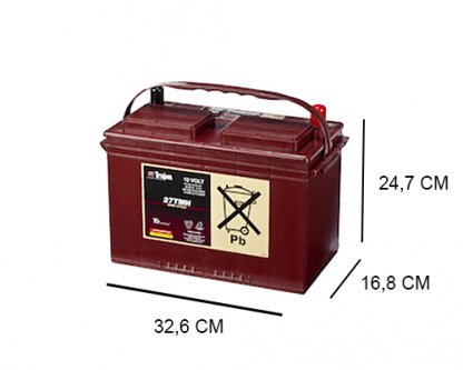 27TMH trojan dc flooded 12v 115ah