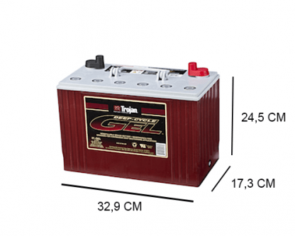 31 GEL trojan industrial dcgel 12v 102ah