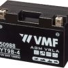 De 50988 AGM motoraccu van VMF heeft een capaciteit van 8Ah