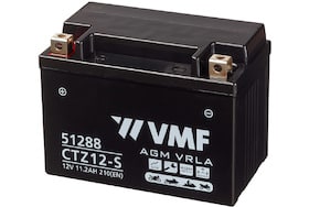 Deze VMF AGM motor accu heeft 11Ah en een koudstart van 210A