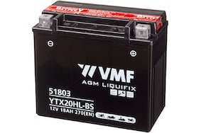 De VMF 51803 AGM motor accy heeft een capaciteit van 18Ah