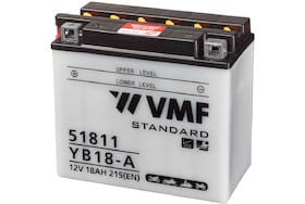 De 51811 VMF motor accu heeft een capaciteit van 18AH