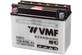 De VMF 52017 motor accu heeft een capaciteit van 20Ah
