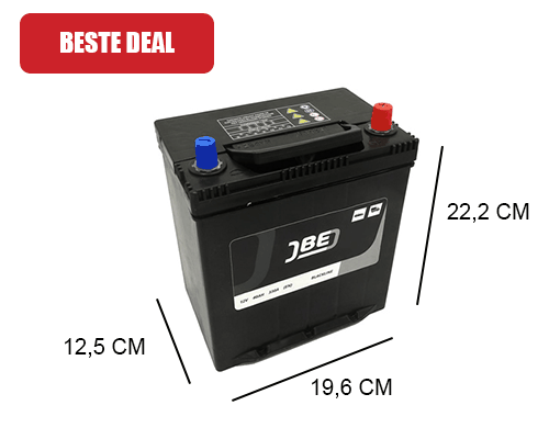 rekruut overeenkomst Logisch 35Ah Auto accu JBE Blackline 12V 300A - Accudeal