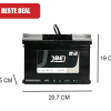54464 44ah auto accu 12v 400a