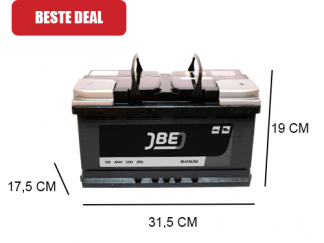 86Ah Auto accu JBE Blackline 12V 720A - Accudeal