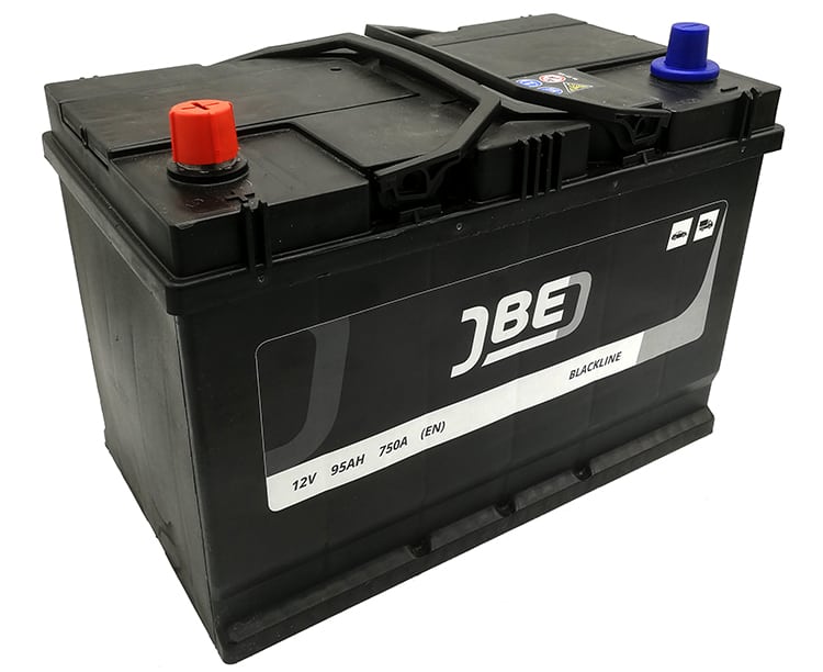 hoogtepunt scheepsbouw dik 95Ah Auto accu JBE Blackline 12V 800A - Accudeal