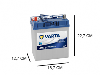 A15 Varta accu 40ah Blue Dynamic 540127033