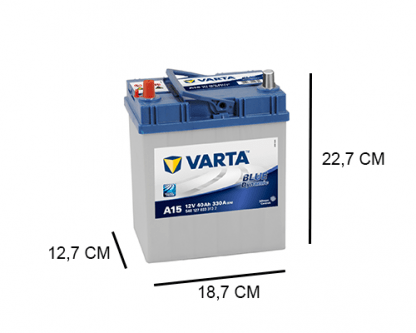 A15 Varta accu 40ah Blue Dynamic 540127033