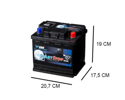 50Ah AGM Start-stop accu van VMF