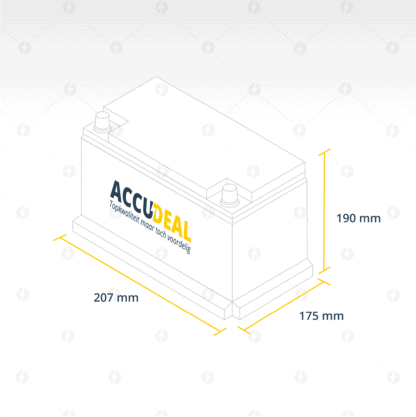 accu afmetingen bakmaat L1