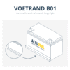 afbeelding van een accu met voetrand B01