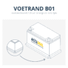 Accu voetrand B01