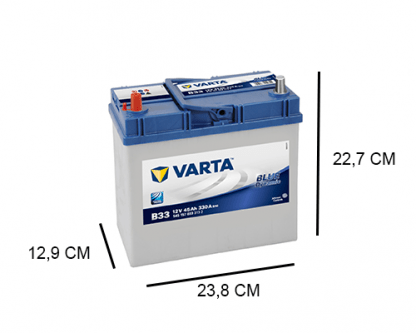 Varta B33 Blue Dynamic 45Ah - 545157033