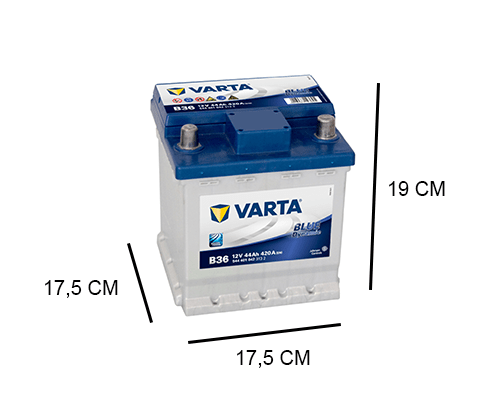Varta Blue Dynamic B36 - 12V - 44AH - 420A (EN), 80,00 €
