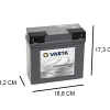BMW Gel Varta 19Ah motor accu 519901017