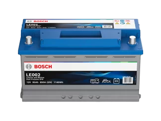 De Bosch LE002 leisure EFB accu van 12v met 95Ah capaciteit