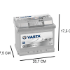 C6 Varta accu 52ah Silver Dynamic 552401052