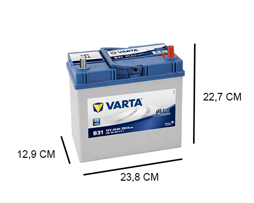 B31 Varta 45Ah Blue Dynamic accu, 330A, 12V -