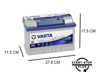 D54 Varta start stop accu 65ah EFB Blue Dynamic 565500065