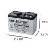 DC104-12 agm deep cycle 12v 104ah