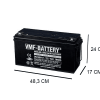 DC160-12 agm deep cycle 12v 160ah