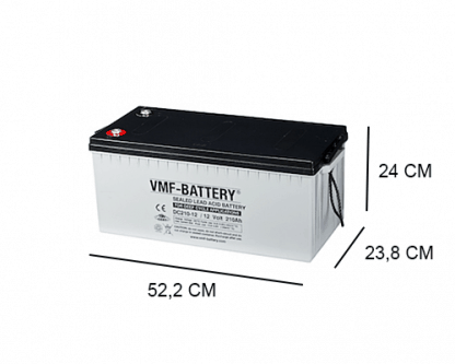 DC210-12 agm deep cycle 12v 210ah