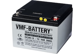 DC28-12 van VMF agm deepcycle accu 28ah 12v