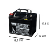 DC36-12 agm deep cycle 12v 36ah