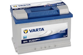 E11 Varta accu 74Ah Blue Dynamic