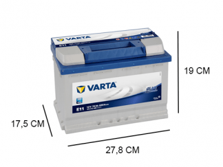 Varta E44, 77Ah Silver Dynamic accu, 780A, 12V - Accudeal