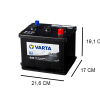Varta 77Ah 6V oldtimer accu uit de Black Dynamic serie