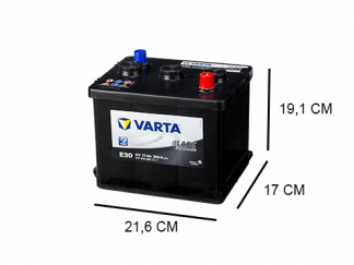 Varta 77Ah 6V oldtimer accu uit de Black Dynamic serie