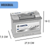E44 Varta accu 77ah Silver Dynamic 577400078
