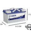 E46 Varta start-stop accu 75ah EFB Blue Dynamic 575500073