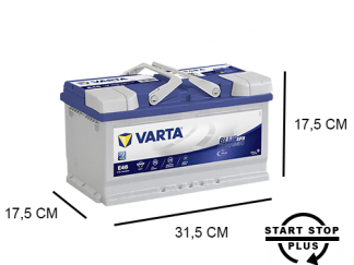 E46 Varta start-stop accu 75ah EFB Blue Dynamic 575500073