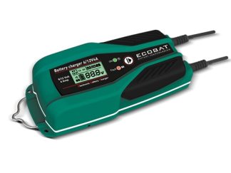 De Ecobat EBC4 12V 4A acculader