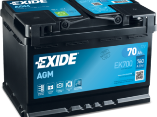 Exide EK700 70Ah AGM Start-stop accu