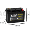 ES900 Gel accu van het merk Exide
