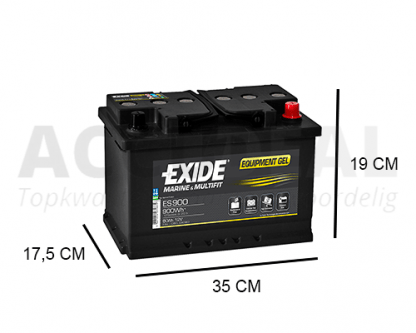 ES900 Gel accu van het merk Exide