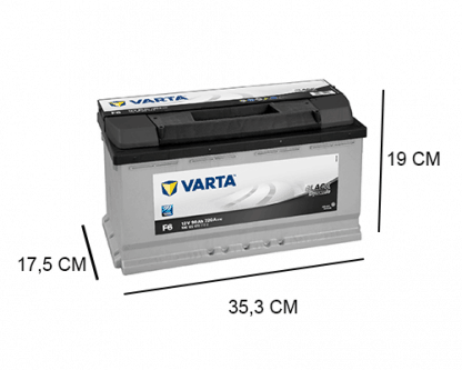 F6 Varta accu 90Ah Black Dynamic 590122072