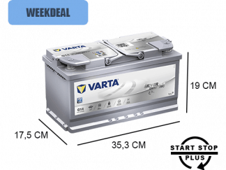 G14 Varta start-stop accu 95ah AGM Silver Dynamic 595901085