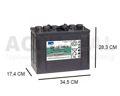 GF12-105V-accu sonnenschein gel accu 120Ah