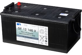 GF12-160V 196Ah Exide gelaccu 12V