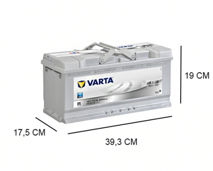 I1 Varta accu 110ah Silver Dynamic 610402092