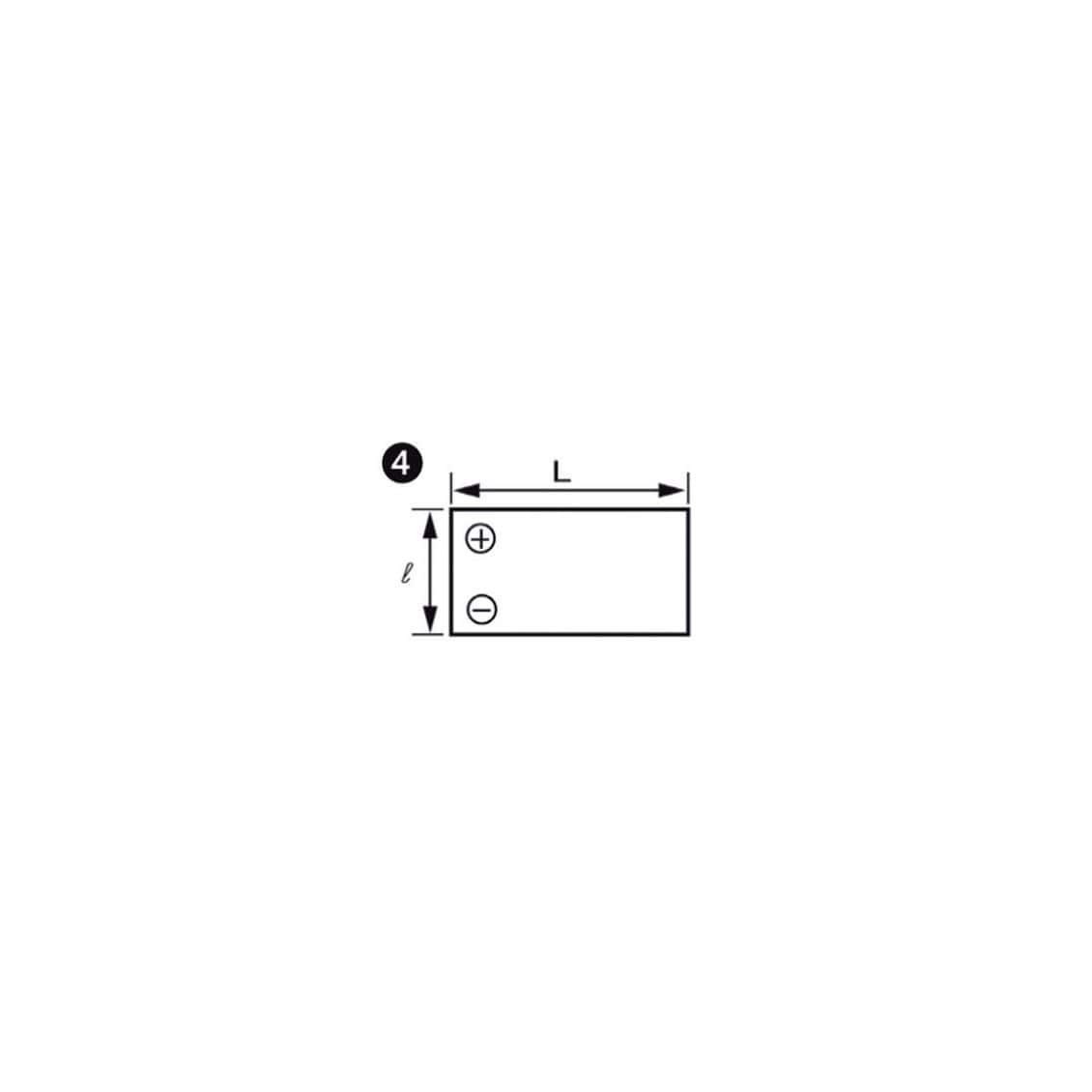 technishce tekening van industriële accu layout 4