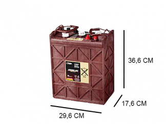 J305H-AC trojan dc flooded 6v 360ah